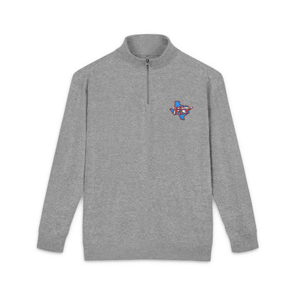 Texas Flag Patch Embroidered Fleece Pullover