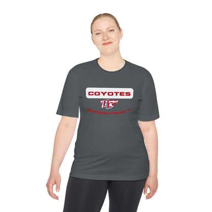 Borden County Coyotes Performance Tee - 'Coyotes' Logo Moisture-Wicking Shirt