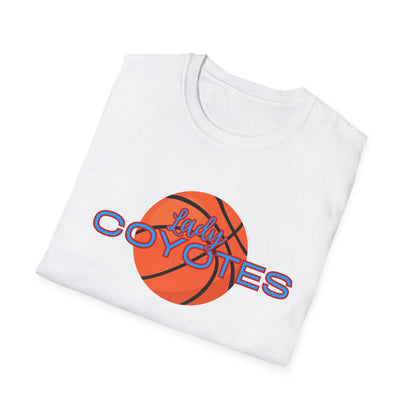 Coyotes Basketball T-Shirt – Orange Basketball Logo Tee