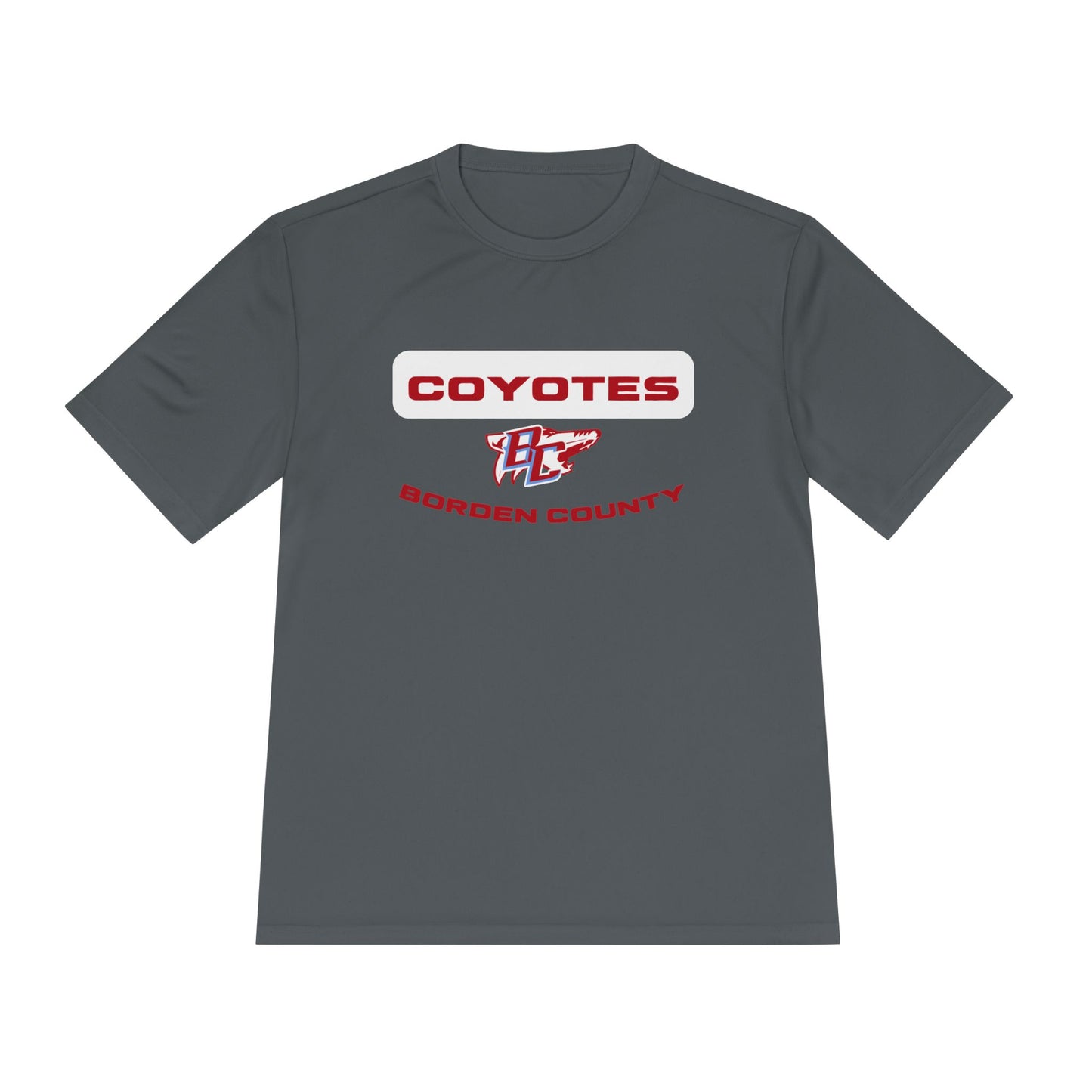 Borden County Coyotes Performance Tee - 'Coyotes' Logo Moisture-Wicking Shirt