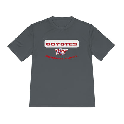 Borden County Coyotes Performance Tee - 'Coyotes' Logo Moisture-Wicking Shirt