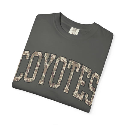 Coyotes Camo Arch T-Shirt — Vintage Lettering Tee