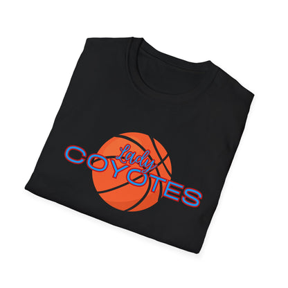 Coyotes Basketball T-Shirt – Orange Basketball Logo Tee