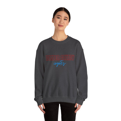 Borden County Coyotes Sweatshirt - Retro Pastel Crewneck