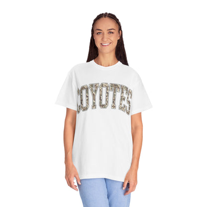 Coyotes Camo Arch T-Shirt — Vintage Lettering Tee