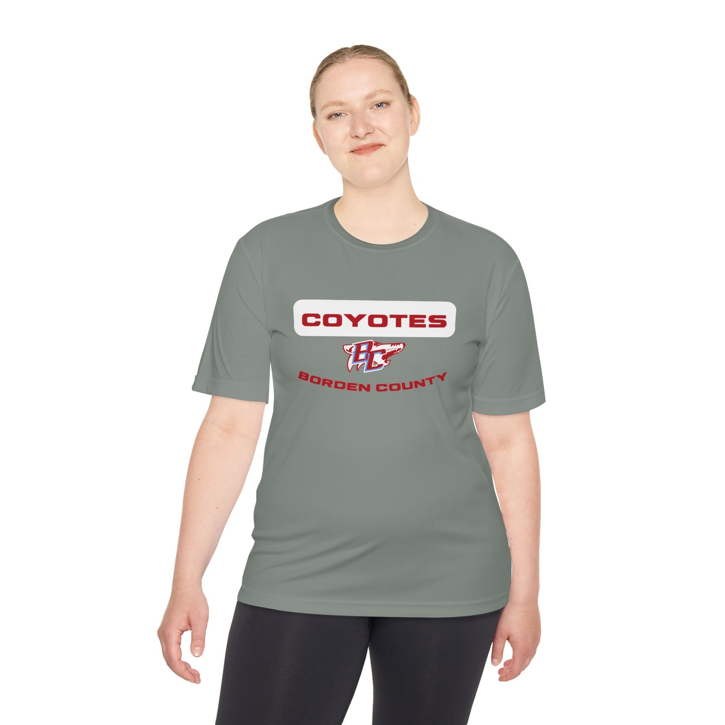 Borden County Coyotes Performance Tee - 'Coyotes' Logo Moisture-Wicking Shirt