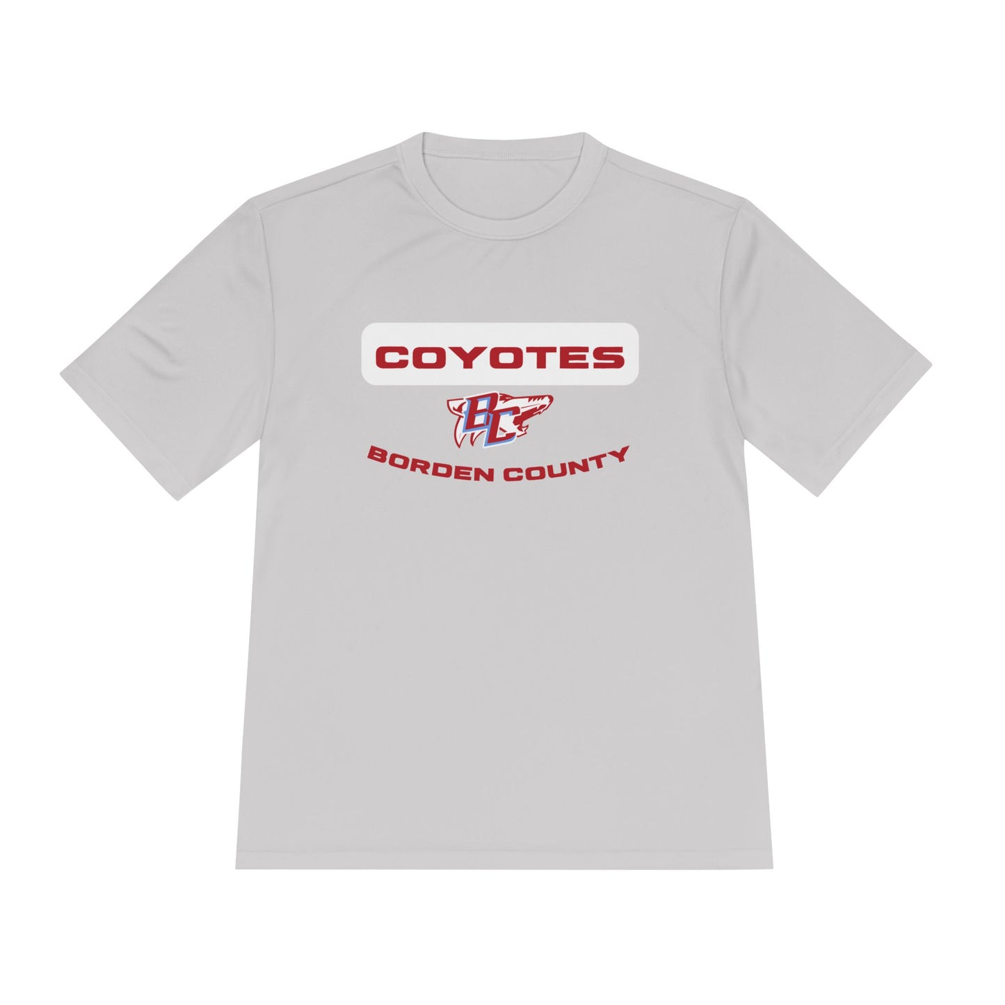 Borden County Coyotes Performance Tee - 'Coyotes' Logo Moisture-Wicking Shirt
