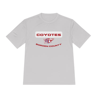 Borden County Coyotes Performance Tee - 'Coyotes' Logo Moisture-Wicking Shirt