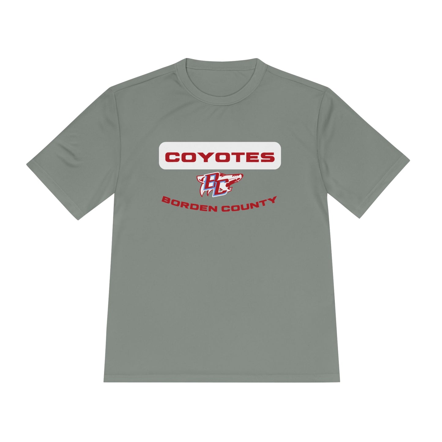 Borden County Coyotes Performance Tee - 'Coyotes' Logo Moisture-Wicking Shirt