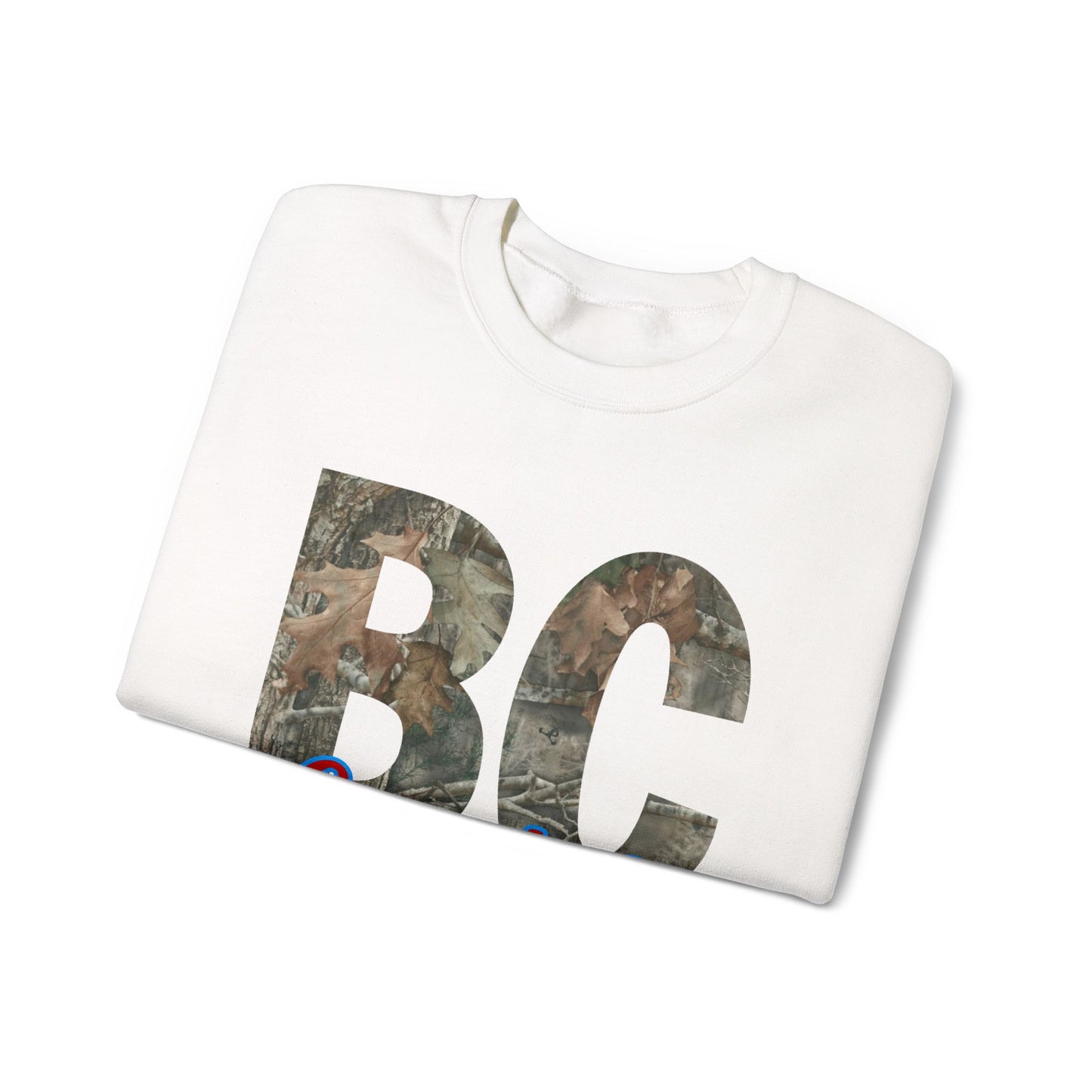 BC Coyotes Camo Lettering Sweatshirt — College Team Crewneck