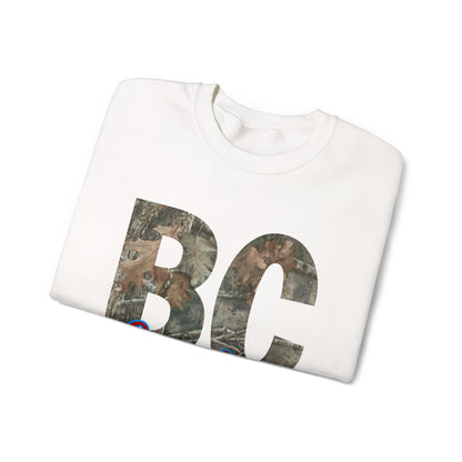 BC Coyotes Camo Lettering Sweatshirt — College Team Crewneck