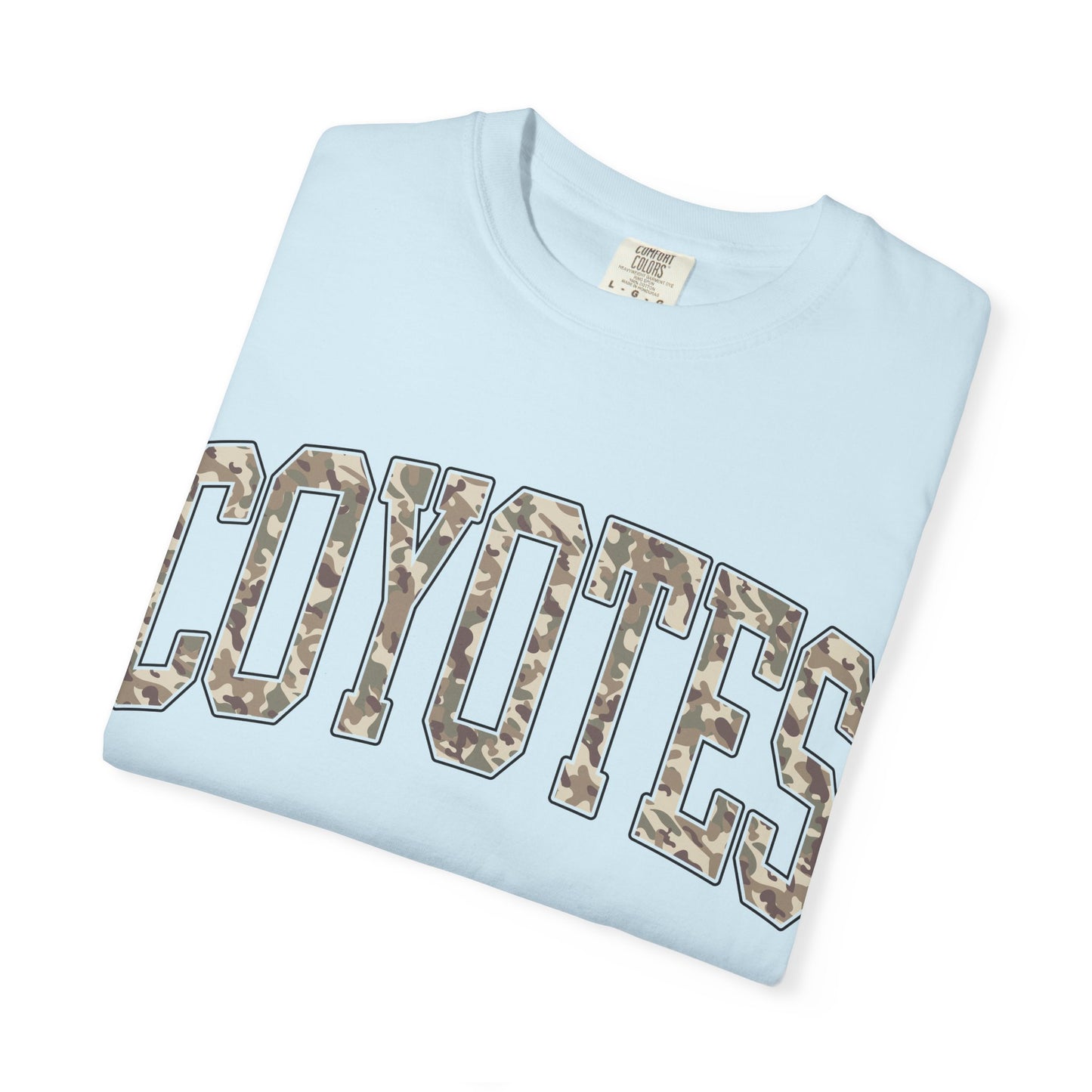 Coyotes Camo Arch T-Shirt — Vintage Lettering Tee