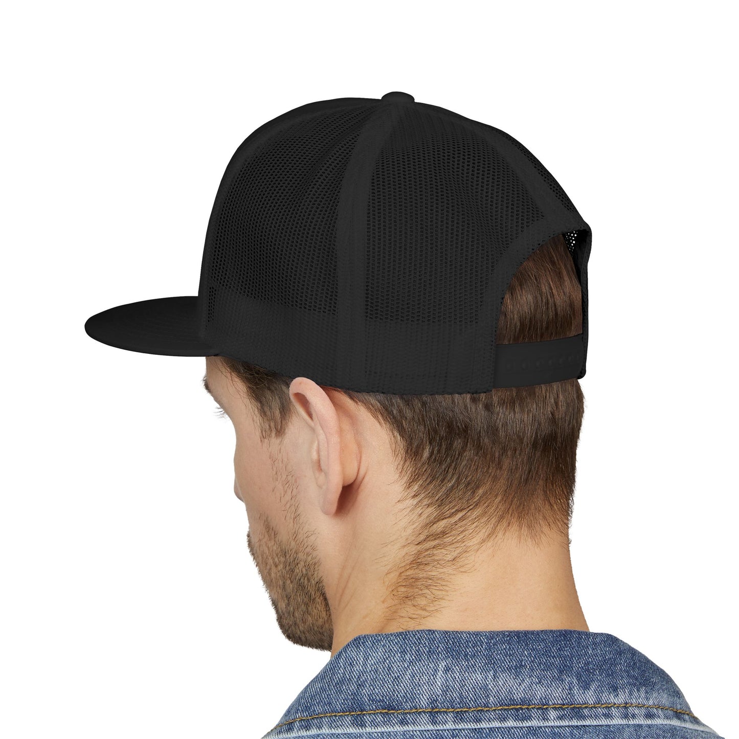 Coyotes Embroidered Trucker Cap — Retro Script Mesh Baseball Hat
