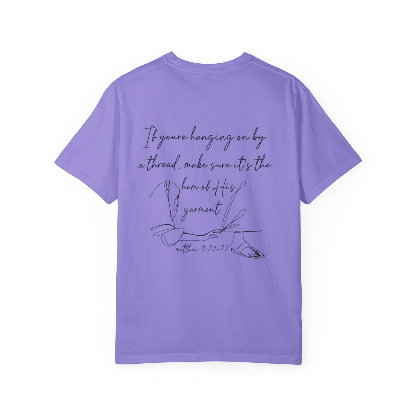 Hope Script T-Shirt — Inspirational Christian Tee with Back Scripture Design