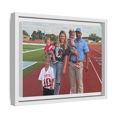 Framed Matte Photo Canvas — Personalized Family Portrait Wall Art