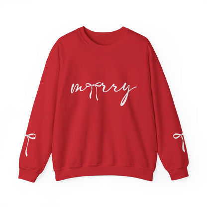 Minimal White Crewneck Sweatshirt – Subtle Script Design