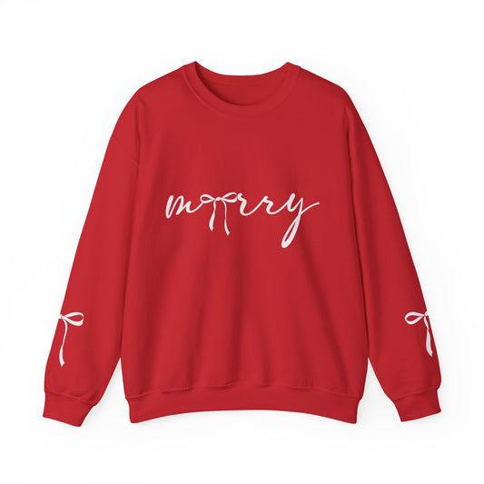 Minimal White Crewneck Sweatshirt – Subtle Script Design