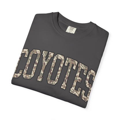 Coyotes Camo Arch T-Shirt — Vintage Lettering Tee