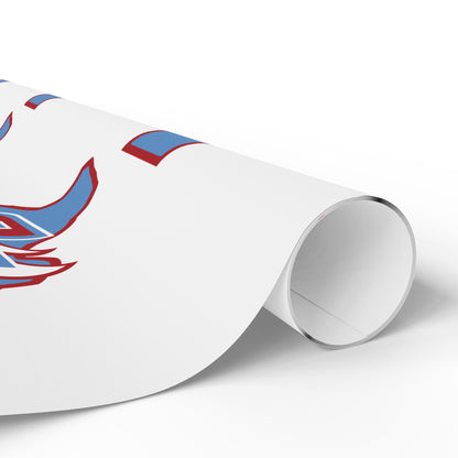 Texas Outline with BC Lettering Wrapping Paper | State Logo Pattern