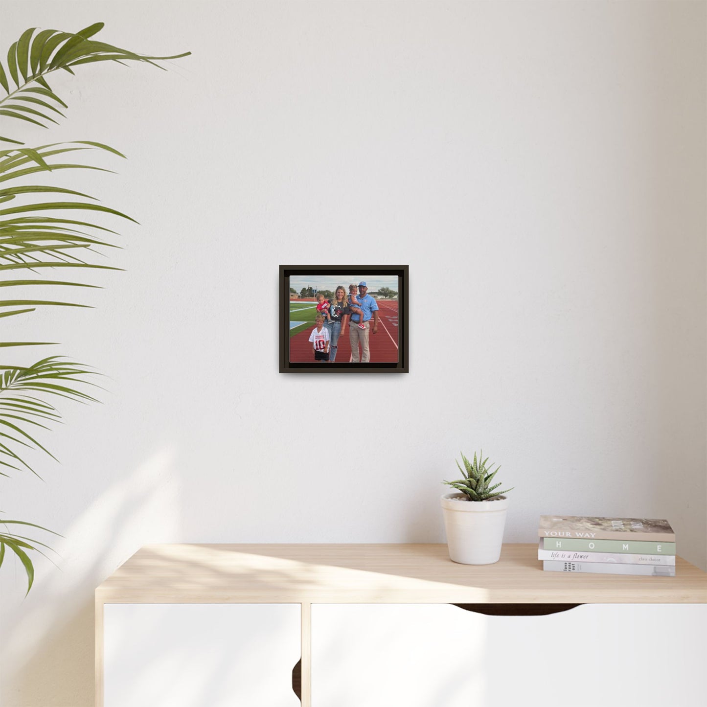 Framed Matte Photo Canvas — Personalized Family Portrait Wall Art