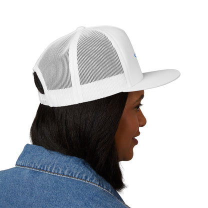 Coyotes Embroidered Trucker Cap — Retro Script Mesh Baseball Hat