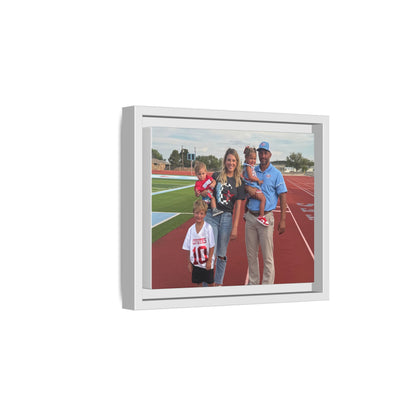 Framed Matte Photo Canvas — Personalized Family Portrait Wall Art