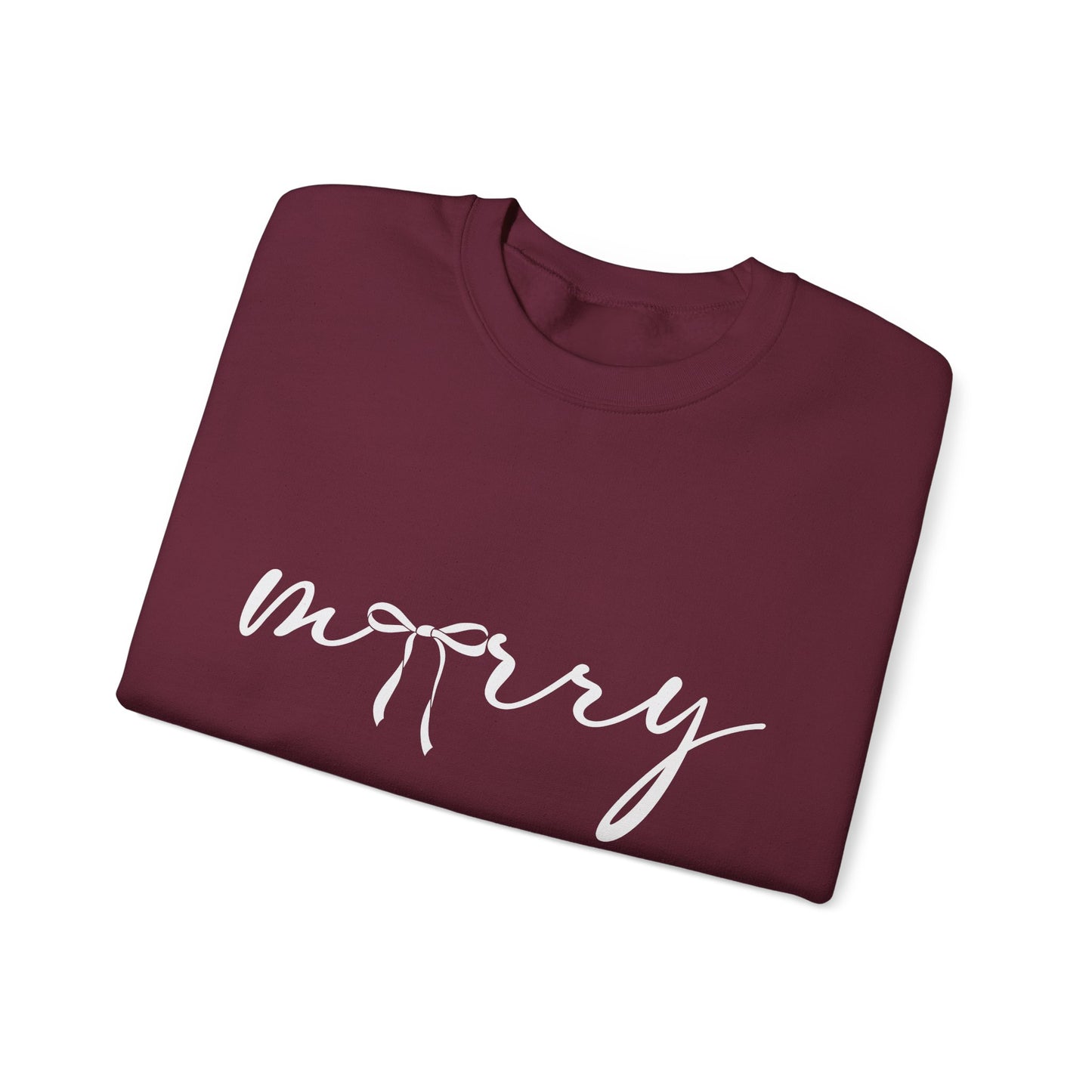 Minimal White Crewneck Sweatshirt – Subtle Script Design