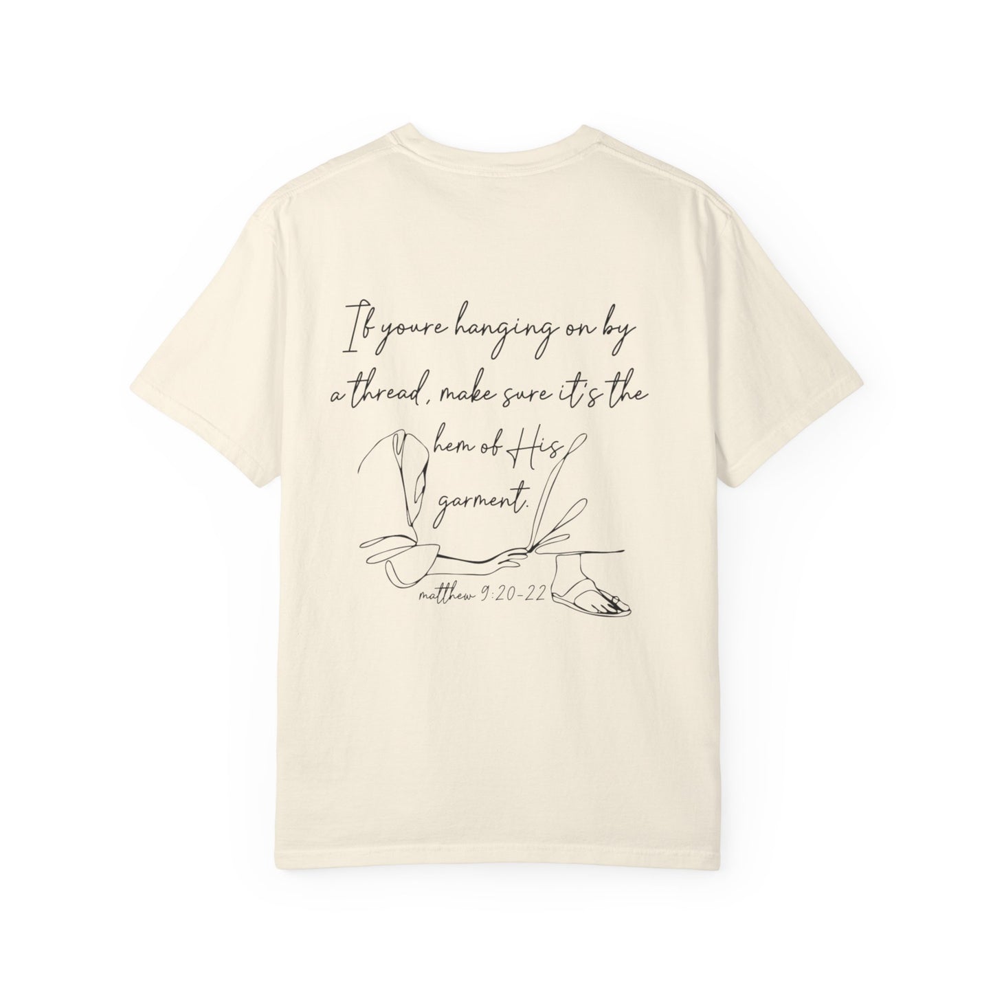 Hope Script T-Shirt — Inspirational Christian Tee with Back Scripture Design