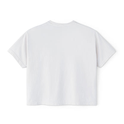Ladies Coyotes Softball Boxy Tee — Women's Cropped Baseball Shirt