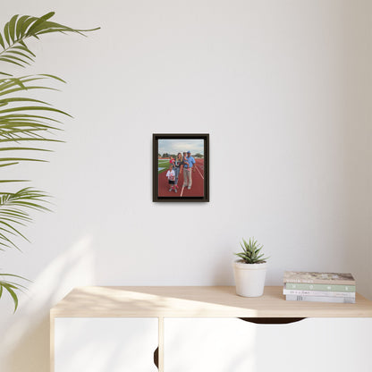 Framed Matte Photo Canvas — Personalized Family Portrait Wall Art
