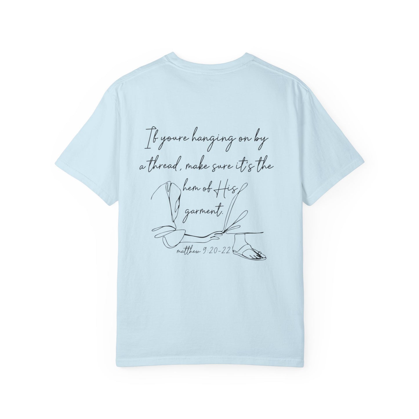 Hope Script T-Shirt — Inspirational Christian Tee with Back Scripture Design