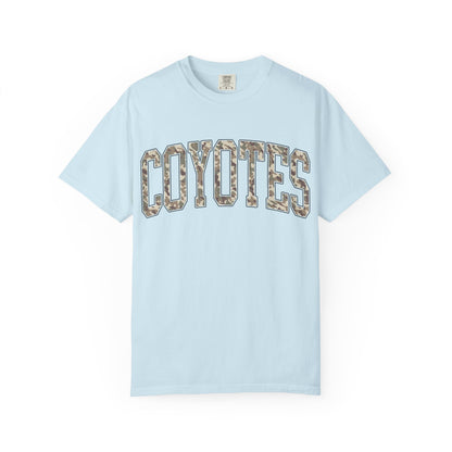 Coyotes Camo Arch T-Shirt — Vintage Lettering Tee