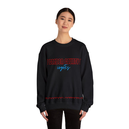 Borden County Coyotes Sweatshirt - Retro Pastel Crewneck