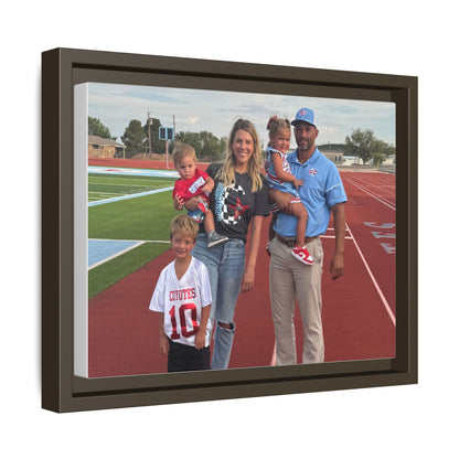 Framed Matte Photo Canvas — Personalized Family Portrait Wall Art