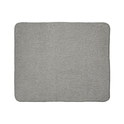 Blue Texas BC Logo Fleece Sherpa Blanket | Camo Background