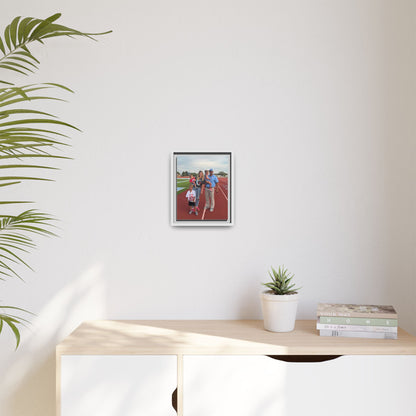 Framed Matte Photo Canvas — Personalized Family Portrait Wall Art