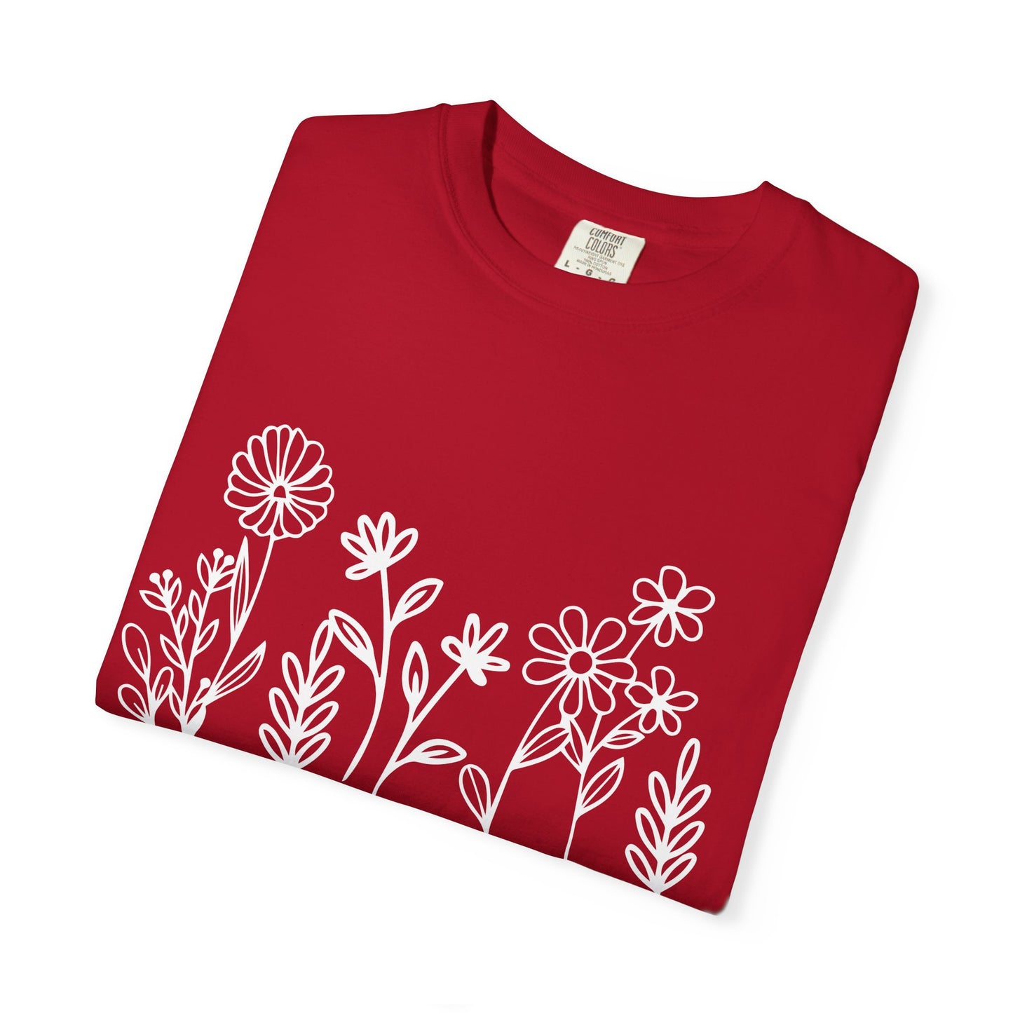 Grow in Grace T-Shirt — Floral 2 Peter 3:18 Christian Tee