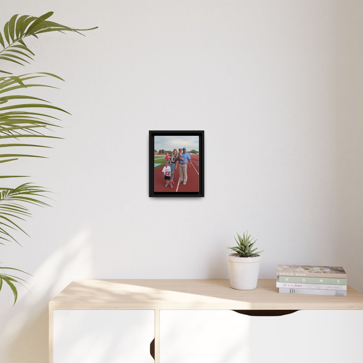 Framed Matte Photo Canvas — Personalized Family Portrait Wall Art