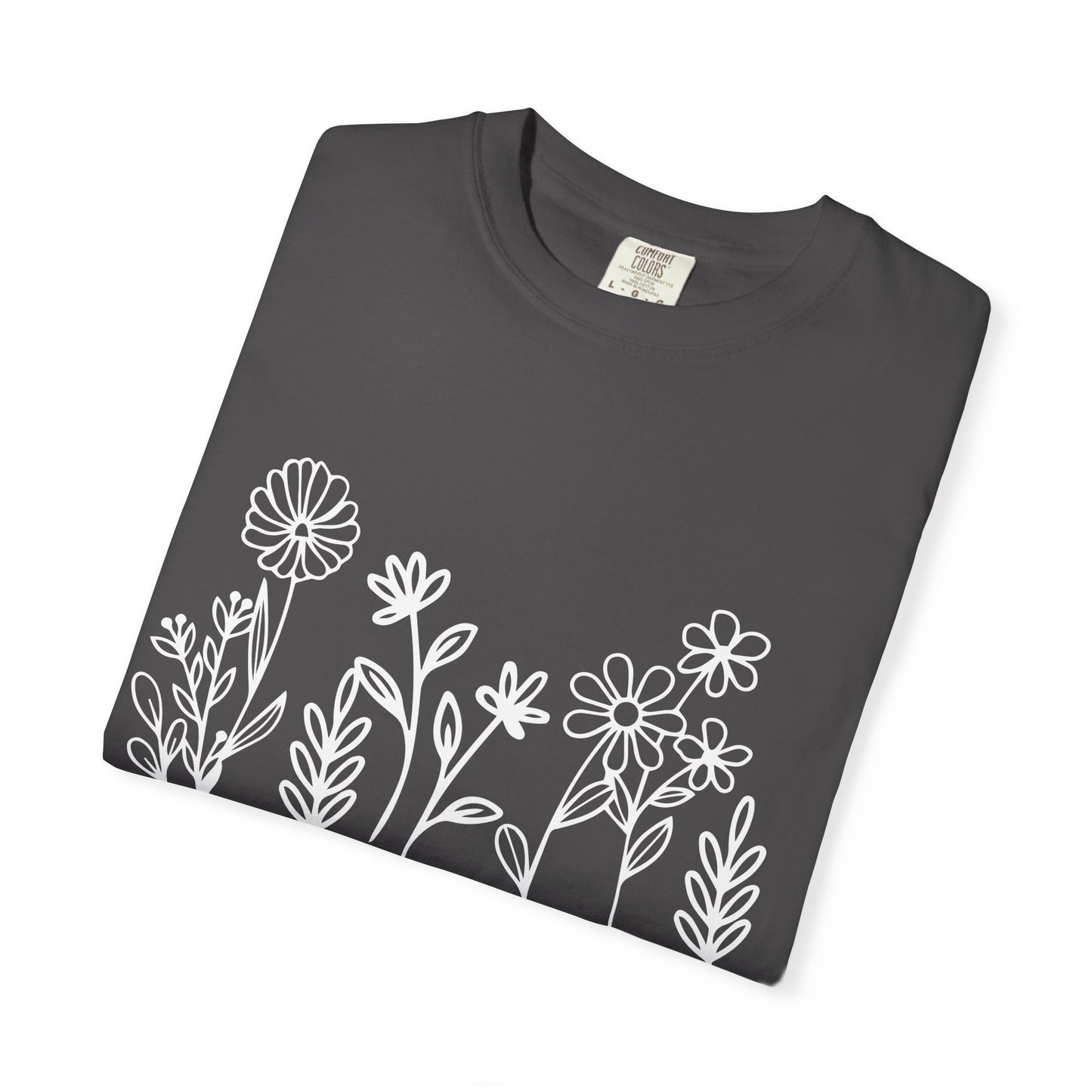 Grow in Grace T-Shirt — Floral 2 Peter 3:18 Christian Tee