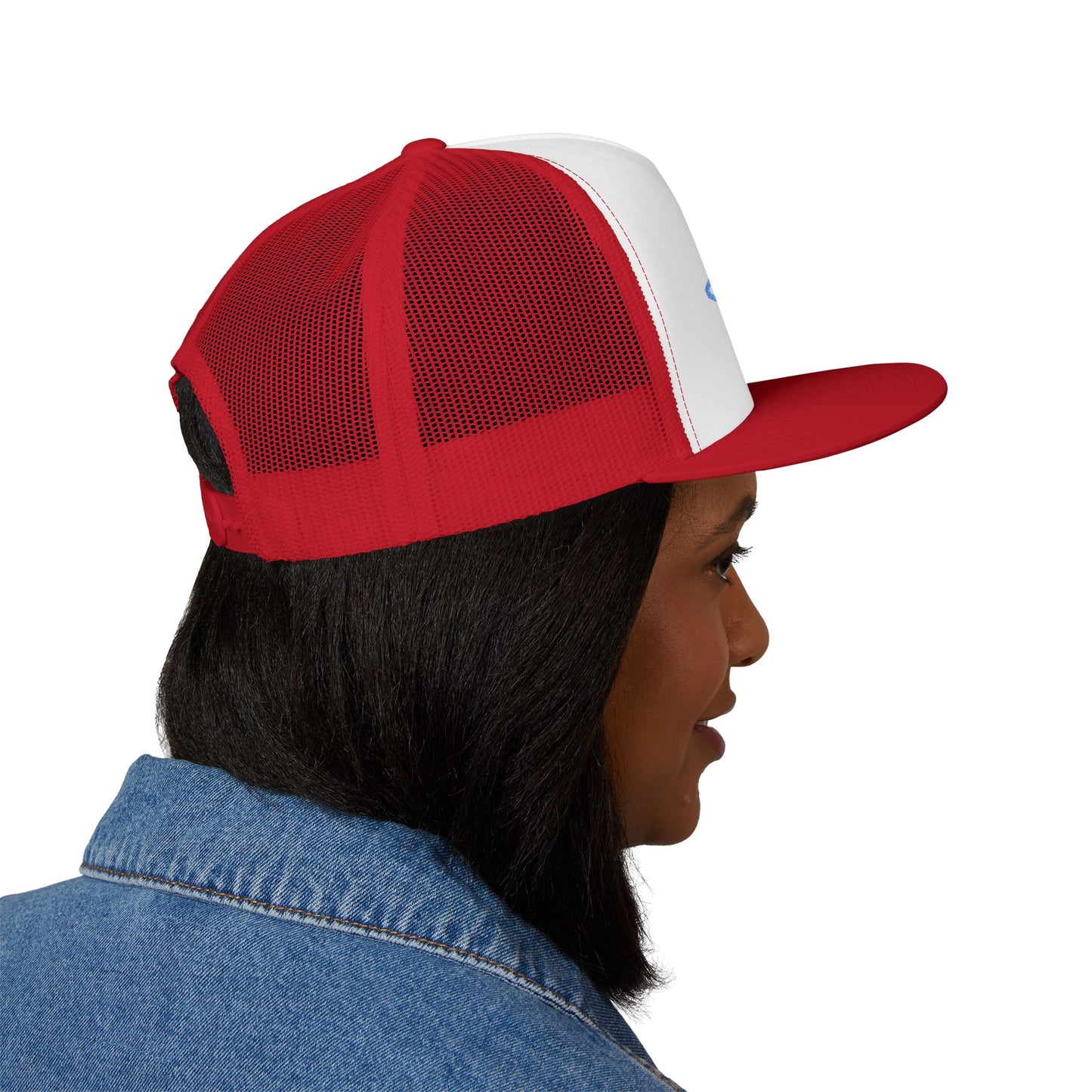 Coyotes Embroidered Trucker Cap — Retro Script Mesh Baseball Hat
