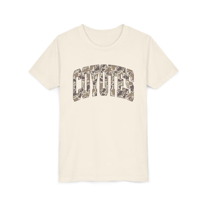 Youth Tee - Coyotes Camo Arch Graphic