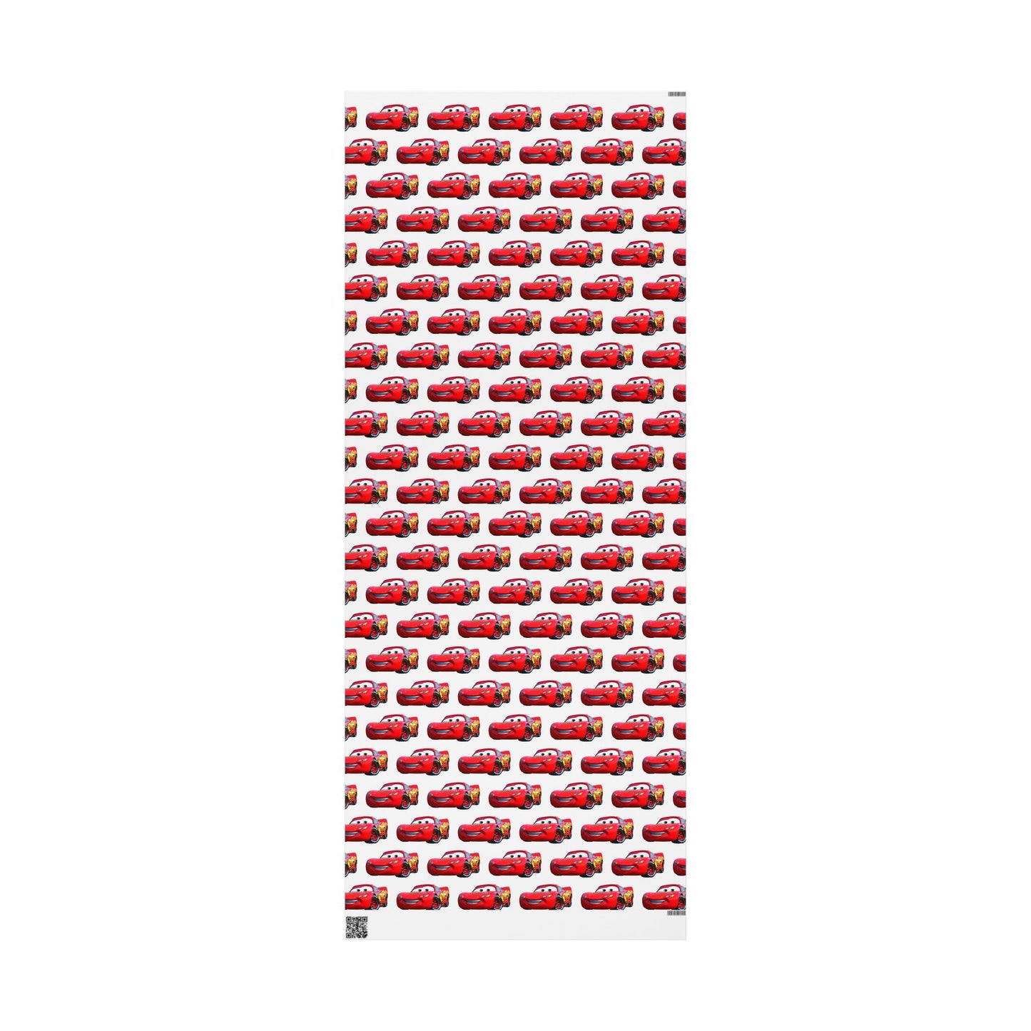 Kids Lightning Car Wrapping Paper – Red Race Car Gift Wrap for Boys’ Birthdays & Parties