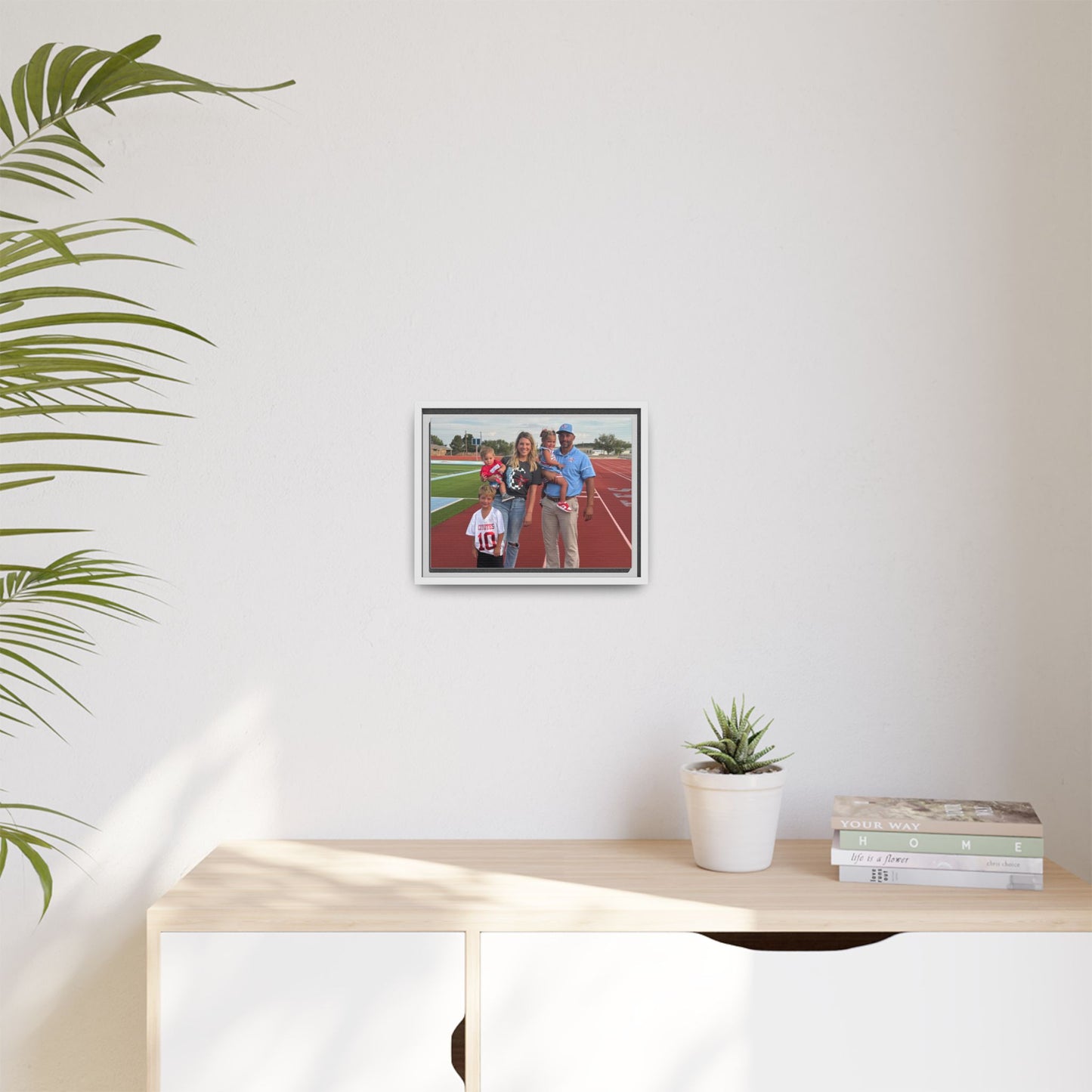 Framed Matte Photo Canvas — Personalized Family Portrait Wall Art