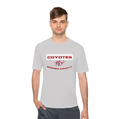 Borden County Coyotes Performance Tee - 'Coyotes' Logo Moisture-Wicking Shirt