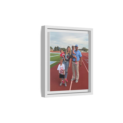 Framed Matte Photo Canvas — Personalized Family Portrait Wall Art