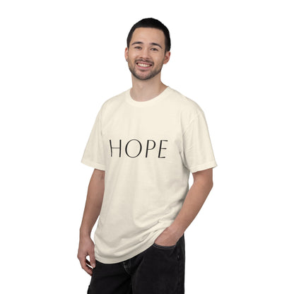 Hope Script T-Shirt — Inspirational Christian Tee with Back Scripture Design