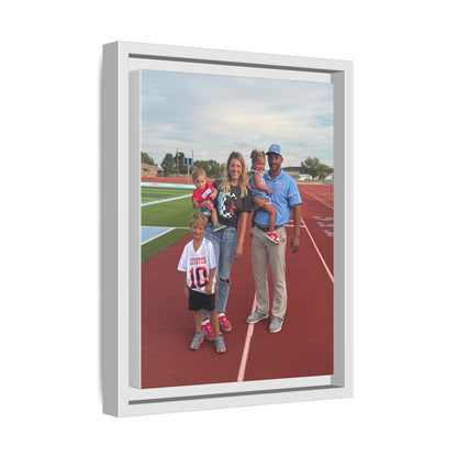 Framed Matte Photo Canvas — Personalized Family Portrait Wall Art