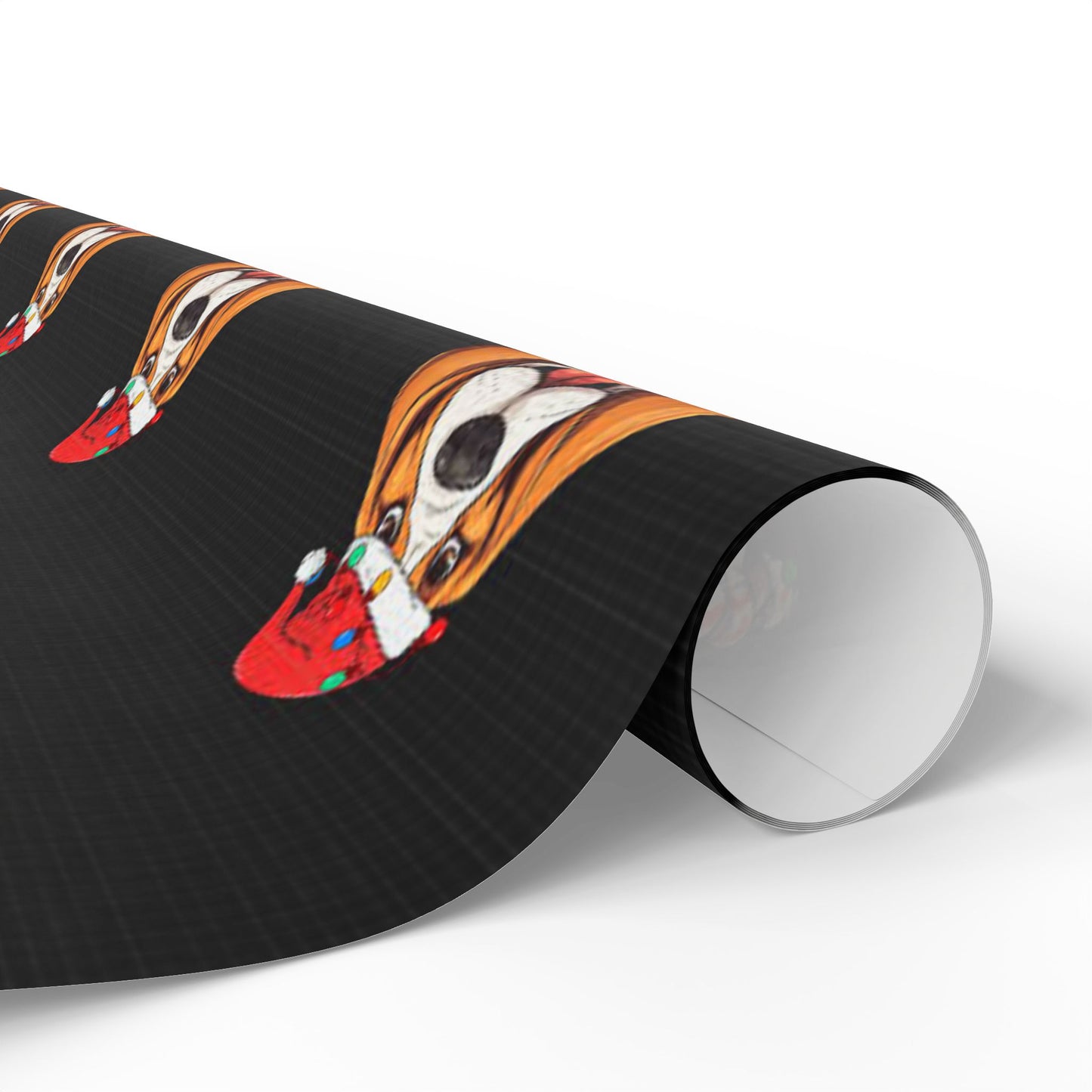 Basset Hound Santa Wrapping Paper - Cute Dog Christmas Gift Wrap