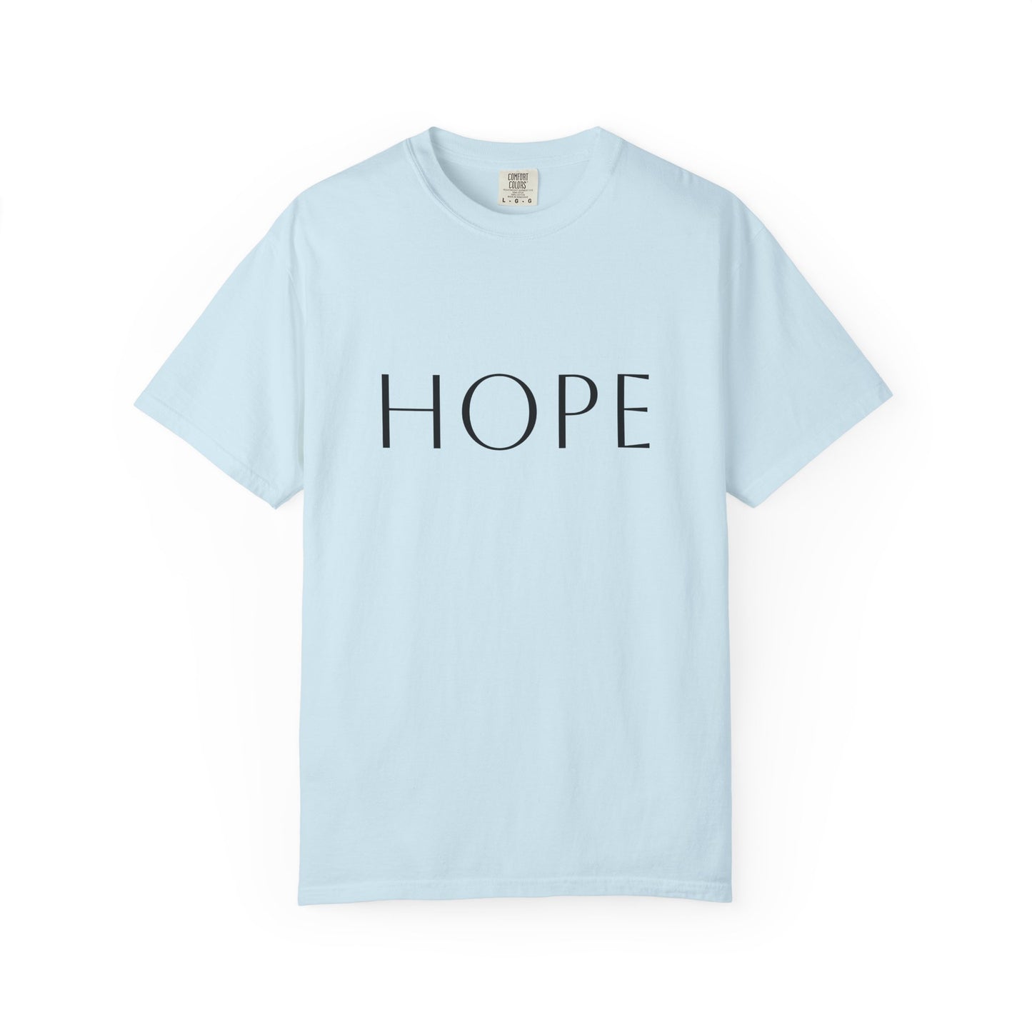 Hope Script T-Shirt — Inspirational Christian Tee with Back Scripture Design