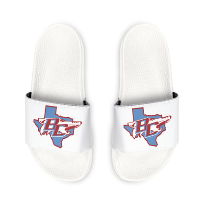 Youth Slide Sandals with Removable Strap — Custom Team Logo "24" Design